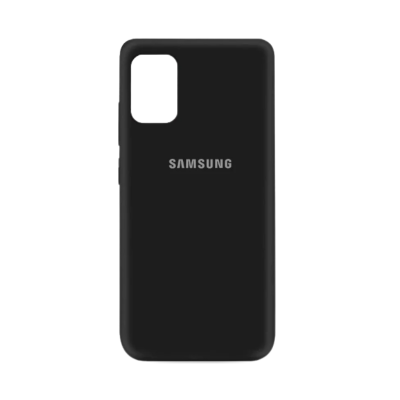 Чехол силиконовый Samsung Galaxy A41 (черный)